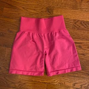 NVGTN Magenta high waist shorts